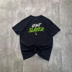 古着 アメリカ輸入 両面プリント Tシャツ 半袖 黒色 ゆるだぼ XLサイズ