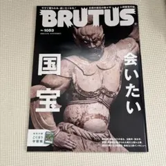 BRUTUS 1053号 国宝特集
