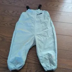 A MINERAL ライトグレー サロペット　プレイウエア　砂場遊びズボン