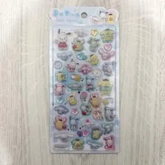 うるちゅるポップシール　サンリオ　ポムポムプリン　ポチャッコ　シナモロール　立体