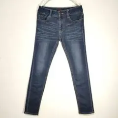 ​【ウエスト調整OK】CLOSSHI キッズ ストレッチ デニムパンツ 150