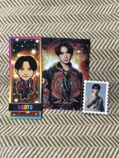 NAOTO カード　千社札　シールセット