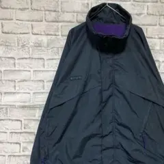 コロンビア　マウンテンパーカー　XL ネイビーロゴ刺繍アウトドア0212