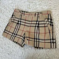 希少　Burberry Blue Label ノバチェックショートパンツ　38