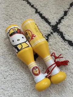 ソフトバンクホークス　ハローキティ 応援メガホン イエロー