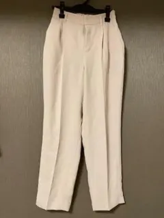 nano universe イージータックパンツ　ライトベージュ