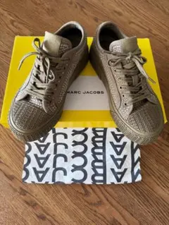 MARC JACOBS ザ クリスタル キャンバス スニーカー カ－キ 37のサムネイル
