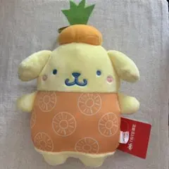 タイトー限定 フルーツポンチ柄がま口ポーチ ポムポムプリン サンリオ