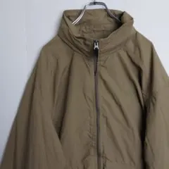 エルエルビーン ナイロンジャケット ジップアップ ブラウン メンズXXL