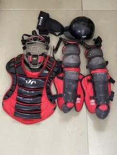 アメフト防具一式(グローブ、膝パット、ブロッキング、ヘルメット、ショルダー) アメフト防具一式(グローブ、膝パット、ブロッキング、ヘルメット
