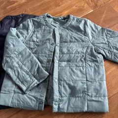 UNIQLO キッズ ライトダウン 110 カーキ