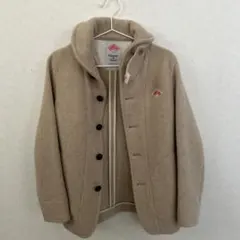 DANTON ダントン ウールモッサフード付きシングルジャケットコート　36