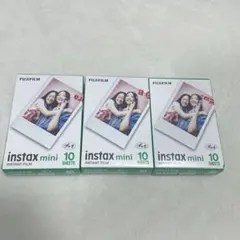 【3箱】FUJIFILM instax mini チェキフィルム10枚入り
