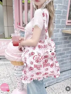 Cath Kidston × mezzo piano トートバッグ