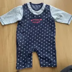 ネイビー ロンパース