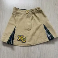 エックスガール 3歳 ミニスカート ヒラヒラ かわいい 保育園着 完売品 秋 春