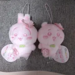 ちいかわ ぬいぱれっと さくらいろ マスコット ちいかわ＆うさぎ 2個