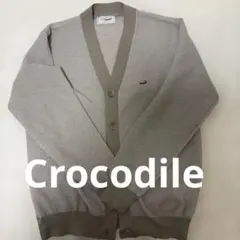 Crocodile ボタン付きカーディガン Mサイズ ベージュのサムネイル