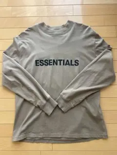 ESSENTIALS ロンT チャコール　グレー　エッセンシャル　ロンT