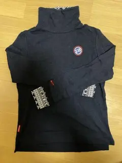 Rosasen ロサーセン L ネイビー タートルネックセーター