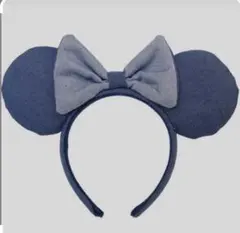 ミニーデニムカチューシャ