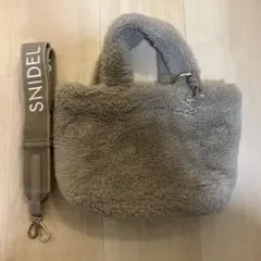 値下げ‼️snidel エコファーバッグ スナイデルのサムネイル