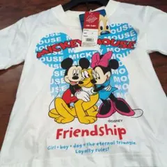 Disney ミッキー＆ミニー Tシャツ 未使用タグ付き　100訳ありのサムネイル