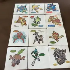 中古レトロ　ポケモンパンシール 12枚セット