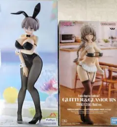 宇崎ちゃんは遊びたい！ω　フィギュア　宇崎花　宇崎月（メイド）　２種セット