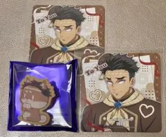 バレンタイン アニマルクッキーバッジ コースター 悲鳴嶼