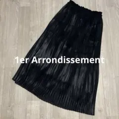 【美品】1er Arrondissement プリーツロングスカート 黒 38のサムネイル