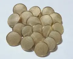 メッシュゴールド円形ボタン　最後の在庫になります