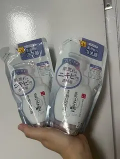 豆乳イソフラボン 薬用純白泡洗顔　つめかえ用×2のサムネイル