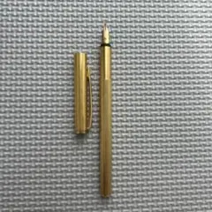 【超美品】モンブラン ノブレス ゴールド ダイヤモンドカット２０金張 １４金 モンブラン ノブレス 万年筆 18金 ゴールド 0904-S3905t