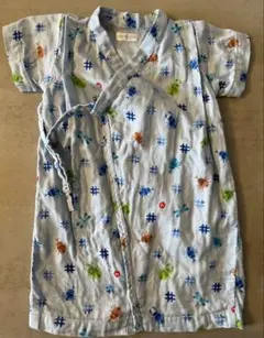 ミキハウス　水色ベビー用甚平 70〜80cm
