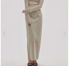 美品TODAYFULペンシルベロアスカート36 anukeトゥデイフル