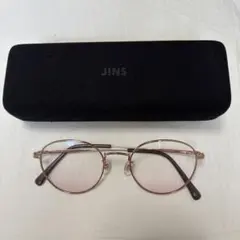 JINS チークカラーレンズ　ピンク　度なし