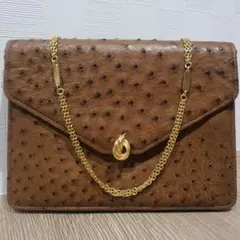 BALLY オーストリッチショルダーバッグ マルチカラー - メルカリ