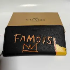 COACH コーチ 長財布 グラフィティ ブラック C5447