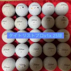 TitleistプロV1X 25球
