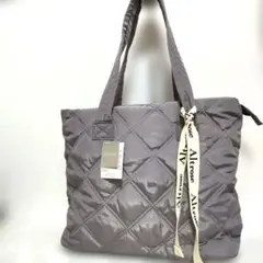 ✡️「新品未使用」Altrose キルティング トートバッグ グレー
