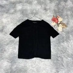 バナナ・リパブリック（SS）半袖 カーディガン ボレロ クルーネック リネン混のサムネイル
