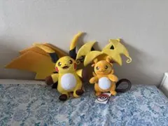 メガライチュウ ぬいぐるみ 2体セット メガライチュウY メガ