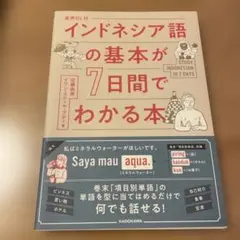 音声DL付 インドネシア語の基本が7日間でわかる本