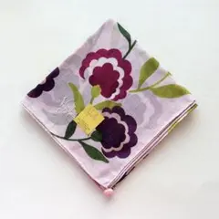 【新品未使用】　Sybilla シビラ　大判ハンカチ 花柄 薄ピンク