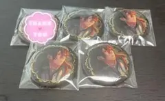 あくねこ箔押しキャラバッジコレクション 4周年缶バッジ ルカス 4点