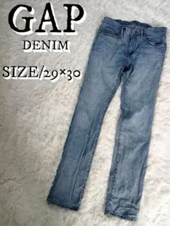 ​【極美品】GAP ギャップ スキニーデニム ジーンズ 29×30 爽やかブルー