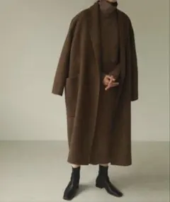 todayful オーバーチェックコート