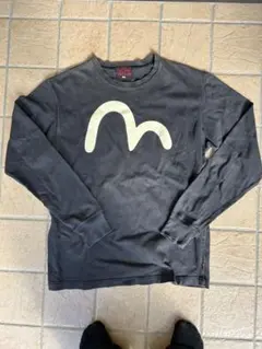 ブラック 長袖カットソー サイズ40 EVISU