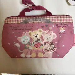 ディズニーシー　スウィートダッフィー バッグ 中型 ピンク